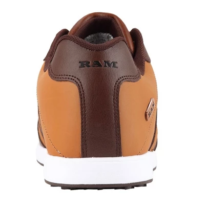 Ram FX Comfort Mens Waterproof Golf Shoes Brown 5 Ram FX Comfort Mens Waterproof Golf Shoes Brown - Image 3