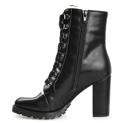 Journee Collection Womens Fauna Tru Comfort Foam Inside Zip Block Heel Booties 3 Journee Collection Womens Fauna Tru Comfort Foam Inside Zip Block Heel Booties