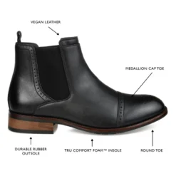 Vance Co. Men's Medium And Wide Width Garrett Cap Toe Chelsea Boot 19 Vance Co. Men's Medium And Wide Width Garrett Cap Toe Chelsea Boot -Georgia Shoes Shop GUEST 4c3307c5 3bbf 4778 a322 99ae64eccfe4