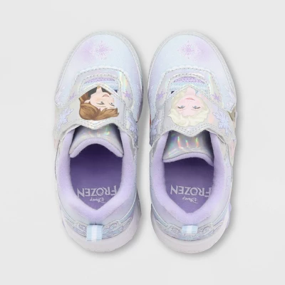 Frozen Toddler Girls' Sneakers - Silver 6 Frozen Toddler Girls' Sneakers - Silver - Image 4