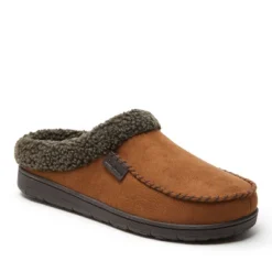Dearfoams Mens Brendan Microsuede Moc Toe Clog With Whipstitch -Georgia Shoes Shop GUEST 4d853af6 3e3a 4f7d aae5 0c91fc282737