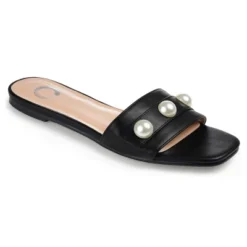 Journee Collection Womens Leonie Slide Flat Sandals -Georgia Shoes Shop GUEST 4dc4f8d5 2343 486c b9b2 c84336f06efe
