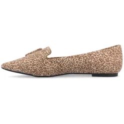 Journee Collection Womens Audrey Slip On Pointed Toe Loafer Flats