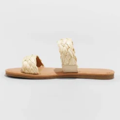Women's Lucy Braided Slide Sandals - A New Day™