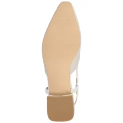 Journee Collection Womens Paislee Sling Back Block Heel Square Toe Flats -Georgia Shoes Shop GUEST 4fd48ce9 498a 4345 a3e1 966fd14311a1
