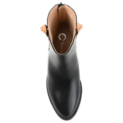 Journee Collection Womens Novva Tru Comfort Foam Back Heel Zip Stacked Heel Booties -Georgia Shoes Shop GUEST 509f91e5 5fe9 44aa a4de e5b39a9706d8
