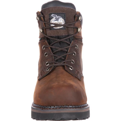 Men's Brown Georgia Boot Brookville Steel Toe Waterproof Work Boot Size 10.5 4 Men's Brown Georgia Boot Brookville Steel Toe Waterproof Work Boot Size 10.5 - Image 2