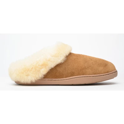 Minnetonka Women's Suede Sheepskin Mule 4 Minnetonka Women's Suede Sheepskin Mule - Image 2