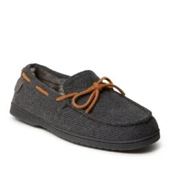 Fireside By Dearfoams Men's Grafton Microwool And Genuine Shearling Moccasin -Georgia Shoes Shop GUEST 522b196d 7563 4b78 9cd4 a94860c04708