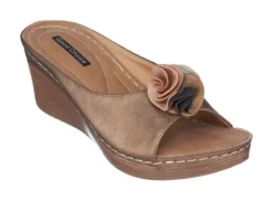 GC Shoes Sydney Flower Comfort Slide Wedge Sandals -Georgia Shoes Shop GUEST 523ec43d 44fc 49bc ad23 345ec5142858