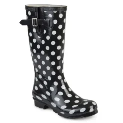 Journee Collection Womens Mist Block Heel Rain Boots -Georgia Shoes Shop GUEST 5274d3fe 3aed 47b9 a23e 468804775f21