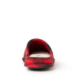 Dearfoams Men's Buffalo Check Papa Bear Family Clog Slip On Slippers -Georgia Shoes Shop GUEST 528ca511 64c3 49ea b3f0 f62e2a78f0ef