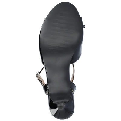 Journee Collection Womens Jennifer Kitten Heel Ankle Strap Open Toe Pumps 6 Journee Collection Womens Jennifer Kitten Heel Ankle Strap Open Toe Pumps - Image 4