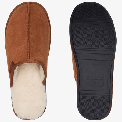 Alpine Swiss Halden Mens Genuine Suede Memory Foam Scuff Slippers 6 Alpine Swiss Halden Mens Genuine Suede Memory Foam Scuff Slippers - Image 4