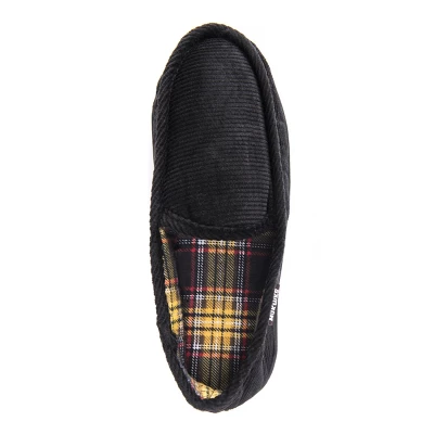 MUK LUKS Men's Corduroy Slipper With Flannel Lining 7 MUK LUKS Men's Corduroy Slipper With Flannel Lining - Image 5