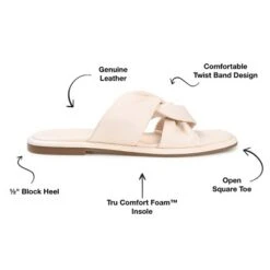 Journee Signature Womens Genuine Leather Kanndice Slip On Slide Sandals 20 Journee Signature Womens Genuine Leather Kanndice Slip On Slide Sandals -Georgia Shoes Shop GUEST 57073aab 6d9f 408e a7e8 bd93db44ad93