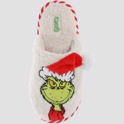 The Grinch Women's Holiday Scuff Slippers - Ivory -Georgia Shoes Shop GUEST 576c22db 250a 4cd7 a8db 34199e1f40b2