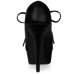 Allegra K Women's Platform Round Toe Lace Up Stiletto High Heel Ankle Booties -Georgia Shoes Shop GUEST 5784fcec 4a5a 443e a1c1 020a92449f6c