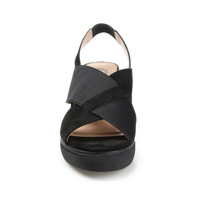 Journee Collection Womens Ronnie Wedge Heel Slip On Sandals 7 Journee Collection Womens Ronnie Wedge Heel Slip On Sandals - Image 5