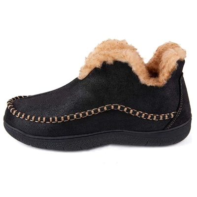 RockDove Men's Camelback Faux Wool Lined Bootie Slipper. 5 RockDove Men's Camelback Faux Wool Lined Bootie Slipper. - Image 3