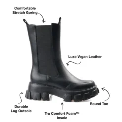 Journee Collection Womens Vista Tru Comfort Foam Pull On Block Heel Booties -Georgia Shoes Shop GUEST 58a87089 1b68 4d7f a192 739826ad75f1