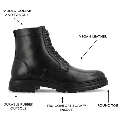 Vance Co. Denver Tru Comfort Foam Plain Toe Lace-up Ankle Boot 9 Vance Co. Denver Tru Comfort Foam Plain Toe Lace-up Ankle Boot - Image 7