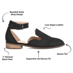 Journee Collection Womens Loreta Buckle Square Toe Loafer Flats -Georgia Shoes Shop GUEST 5ab623d7 a1fa 4be2 a689 6636c88e5b5e