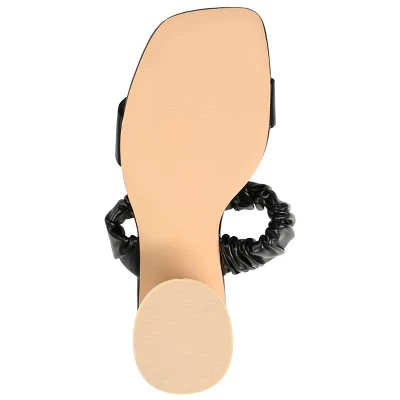 Journee Collection Womens Fayth Tru Comfort Foam Open Square Toe Block Heel Sandals 6 Journee Collection Womens Fayth Tru Comfort Foam Open Square Toe Block Heel Sandals - Image 4