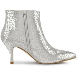 Allegra K Women's Pointed Toe Sparkly Stiletto Heels Ankle Boots -Georgia Shoes Shop GUEST 5aef6ca5 1271 4993 9d9a dae83bae527d