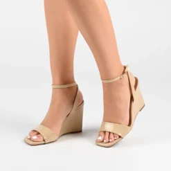 Journee Collection Womens Konna Tru Comfort Foam Mid Heel Wedge Sandals -Georgia Shoes Shop GUEST 5c94aca2 1e99 42cb 8306 9e04590c54f5