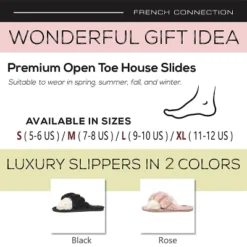 French Connection Women's Criss Cross Slipper Slides - Slippers For Women -Georgia Shoes Shop GUEST 5cb9a1c6 6edd 479b a455 44f3f2945740