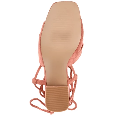 Journee Collection Womens Felisity Open Square Toe Block Heel Sandals 6 Journee Collection Womens Felisity Open Square Toe Block Heel Sandals - Image 4