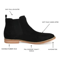 Vance Co. Medium And Wide Width Mens Marshall Tru Comfort Foam Pull-on Round Toe Chelsea Boot -Georgia Shoes Shop GUEST 5d2a3c3f 8954 452f be35 24be02b5acb7