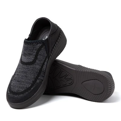 Dearfoams Women's Lee Knit Twin Gore Sneaker 4 Dearfoams Women's Lee Knit Twin Gore Sneaker - Image 2