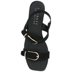 Journee Collection Womens Twylah Low Stacked Heel Sling Back Sandals -Georgia Shoes Shop GUEST 5db71ed9 9c7e 4e78 bb8b 516ccb777cdb