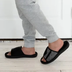 Isotoner Men's Miles Sport Knit Slide Slippers -Georgia Shoes Shop GUEST 5df87e3b ea14 4385 8884 69831980776c