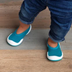 Komuello Toddler Boy Girl First Walk Sock Shoes Flat Style Solid Colors