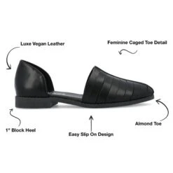 Journee Collection Womens Anyah Ankle Cuff Slip On Almond Toe Flats -Georgia Shoes Shop GUEST 5edaa8f9 ea50 4cfc ae29 154c91b796e5