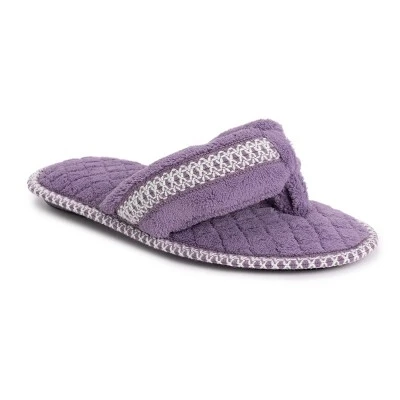 MUK LUKS Women's Darlene Thong Slipper 13 MUK LUKS Women's Darlene Thong Slipper - Image 11