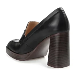 Journee Collection Womens Ezzey Loafer Mid Stacked Heel Square Toe Pumps -Georgia Shoes Shop GUEST 619d3f8f 6ceb 4d8a b665 ecb5e028001f