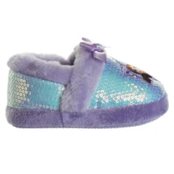 Disney Frozen Girl Slippers - Elsa And Anna Plush Lightweight Warm Comfort Soft Aline House Shoes - Purple (sizes 5-12 Toddler-Little Kid) -Georgia Shoes Shop GUEST 61a781a0 20e4 4d2d 9f50 4a22845b89d8