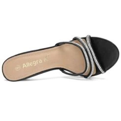 Allegra K Women's Rhinestone Strappy Heel Mules -Georgia Shoes Shop GUEST 61cf2290 6b71 4c74 bf16 a86a32bc16bb
