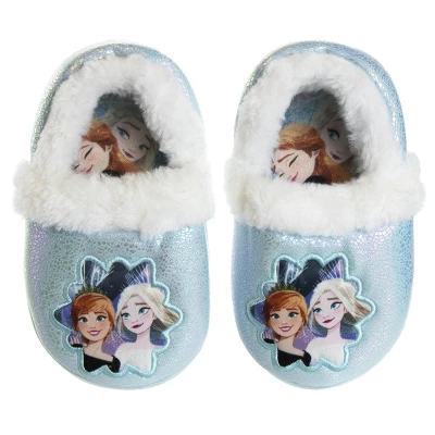 Disney Frozen 2 Elsa And Anna Girls Slippers - Plush Lightweight Warm Comfort Soft Aline House Slippers - Blue White Crinkle (Sizes 5 - 12 Toddler/Little Kid) 10 Disney Frozen 2 Elsa And Anna Girls Slippers - Plush Lightweight Warm Comfort Soft Aline House Slippers - Blue White Crinkle (Sizes 5 - 12 Toddler/Little Kid) - Image 8