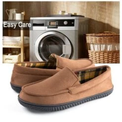 RockDove Men's Flannel Lined Memory Foam Loafer Slipper 14 RockDove Men's Flannel Lined Memory Foam Loafer Slipper -Georgia Shoes Shop GUEST 62dcca8b aa1f 464e bdd0 f501fe6fc18b