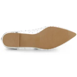 Allegra K Women's Pointed Toe Clear Rhinestone Ballet Flats -Georgia Shoes Shop GUEST 63a0a75a dea0 4fe1 bef1 82ce237516e5