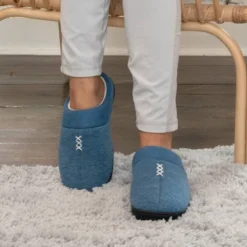 Isotoner Women's Marisol Microsuede & Heathered Knit Hoodback Slippers -Georgia Shoes Shop GUEST 64f72daa c994 4da6 9b50 e15bb8c0e0ed