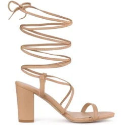 Allegra K Women's Strappy One Strap Lace Up Chunky Heels Sandals 13 Allegra K Women's Strappy One Strap Lace Up Chunky Heels Sandals -Georgia Shoes Shop GUEST 6510f163 5320 4912 8b8e 8ec335f8ce36