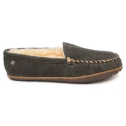 Minnetonka Men's Suede Tobie Loafer Slippers -Georgia Shoes Shop GUEST 6638396c 2471 4102 9363 9b9b7b7fa758