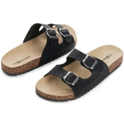 Alpine Swiss Mens Double Strap Casual Slides Flat Sandals -Georgia Shoes Shop GUEST 674d962d 8aa9 436b 8446 05f2ccbb6d05