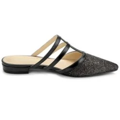 Allegra K Women's Glitter Pointed Toe Flats Mules -Georgia Shoes Shop GUEST 6792bf66 ef5e 4036 9127 fa2d4b57977d